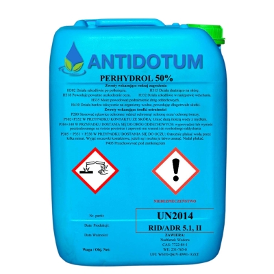 Perhydrol 50% 25kg (UN2014, 5.1, II)